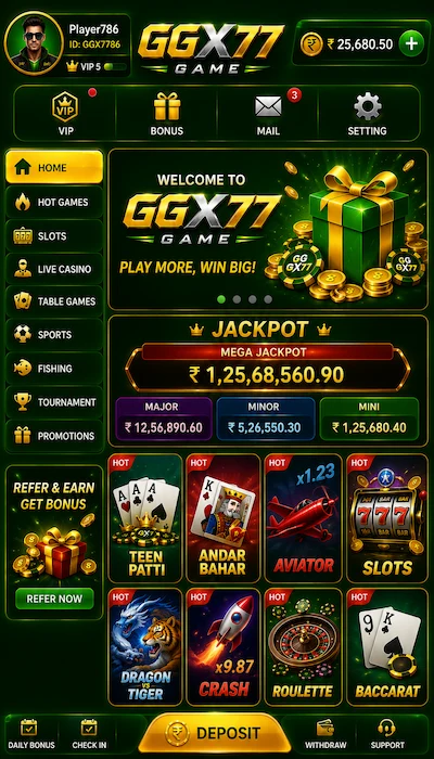 GGX77 Game Dashboard image