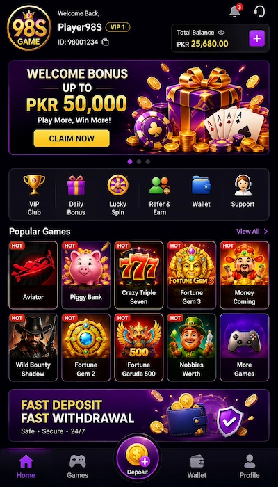 98s game dashboard image